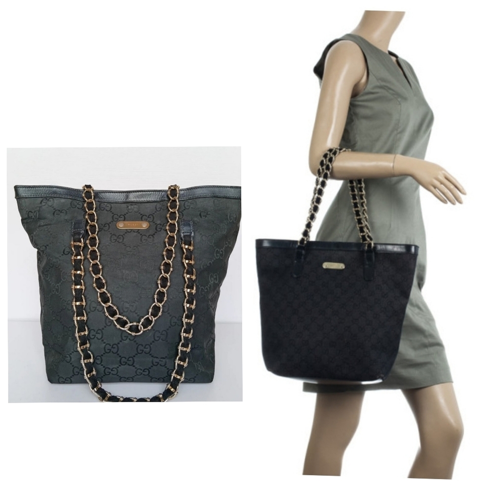 Gucci GG Capri Chain Large Tote Bag